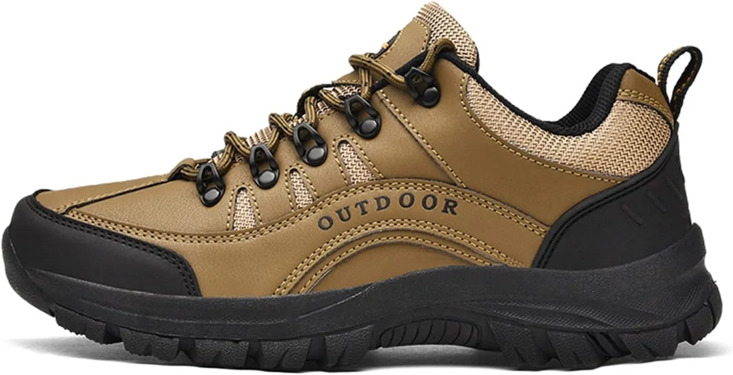 Fashion Summer and Men Hiking Shoes Non Slip Soles Thick Bottom Mesh Breathable Casual Lace Up Mens Casual Sneaker