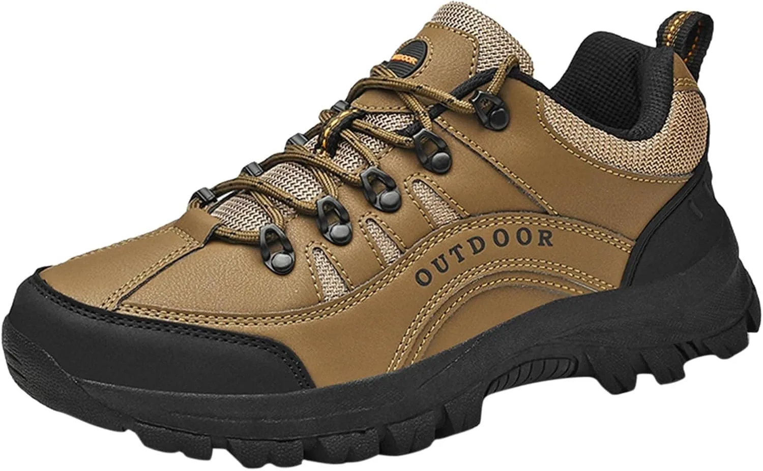 Fashion Summer and Men Hiking Shoes Non Slip Soles Thick Bottom Mesh Breathable Casual Lace Up Mens Casual Sneaker