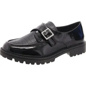 Journee Collection Womens Patent Embossed Loafers