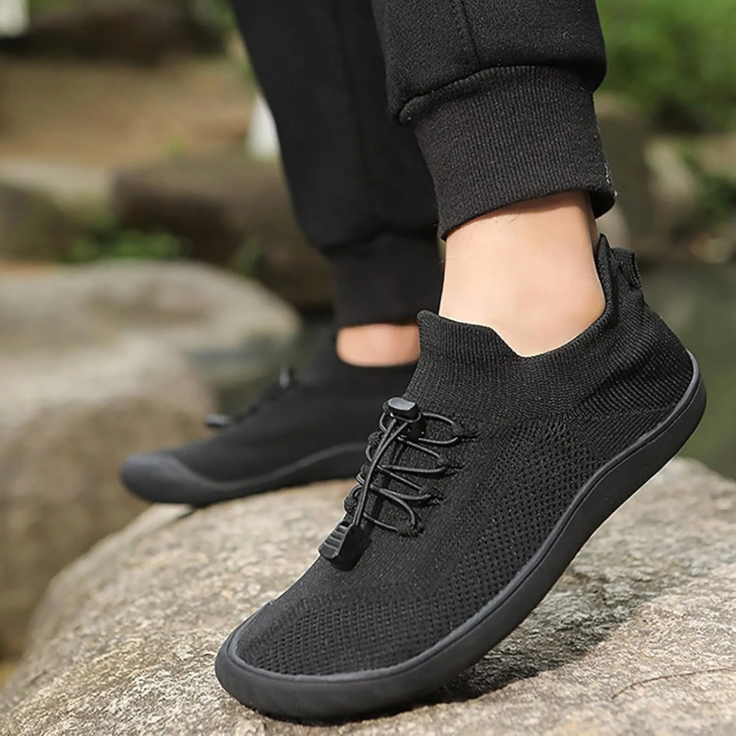 Men's Casual Dress Oxfords Shoes Breathable Knit Womens Tennis Shoes Flat Feet Women's Casual Shoes White Platform Sneakers White Tennis Shoe Loafers Dress Shoe