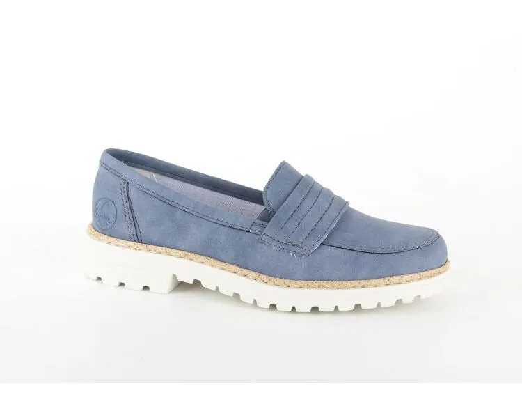 Rieker 54855-10 Loafer Blue
