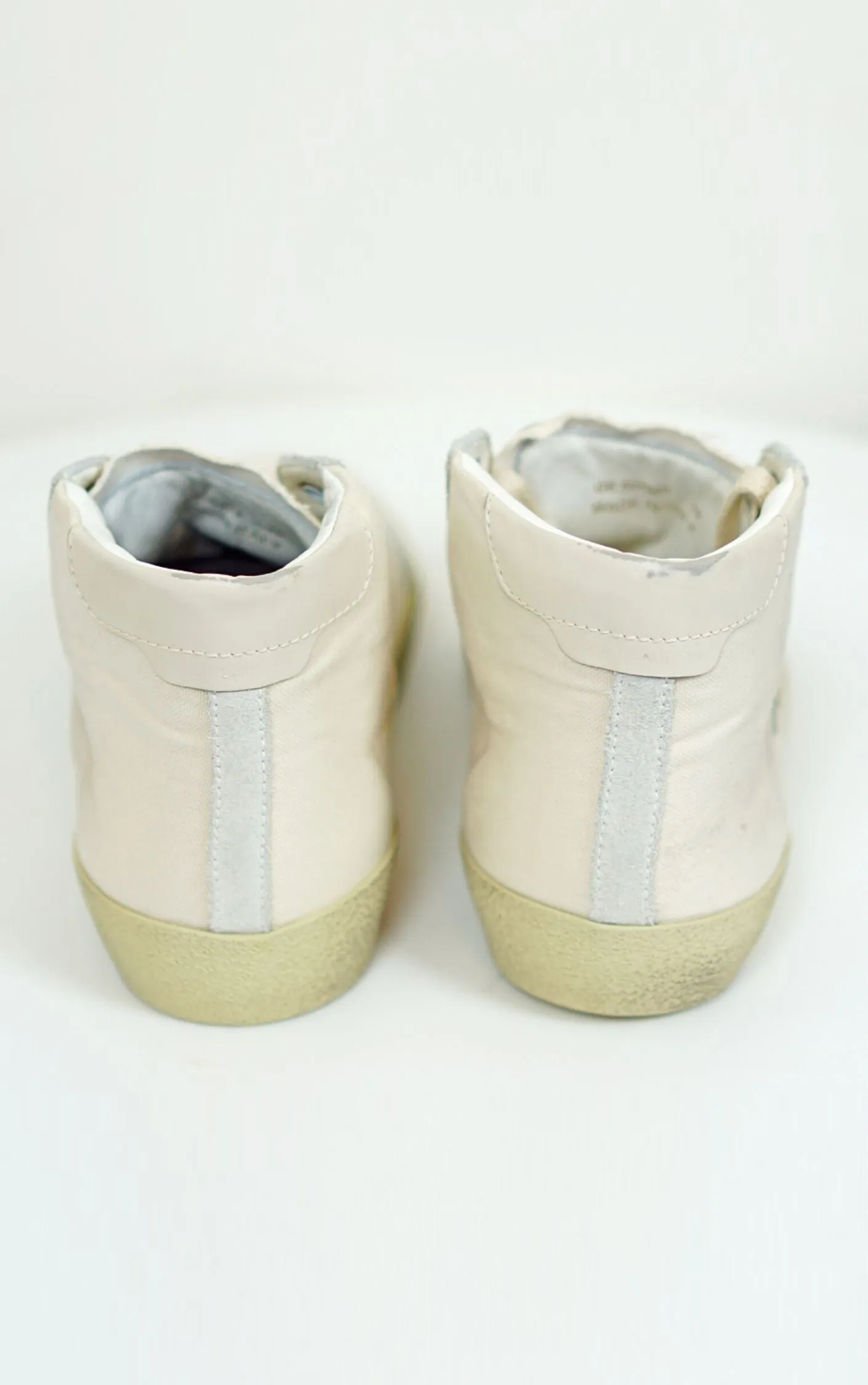 SAINT LAURENT Logo High Top Sneakers