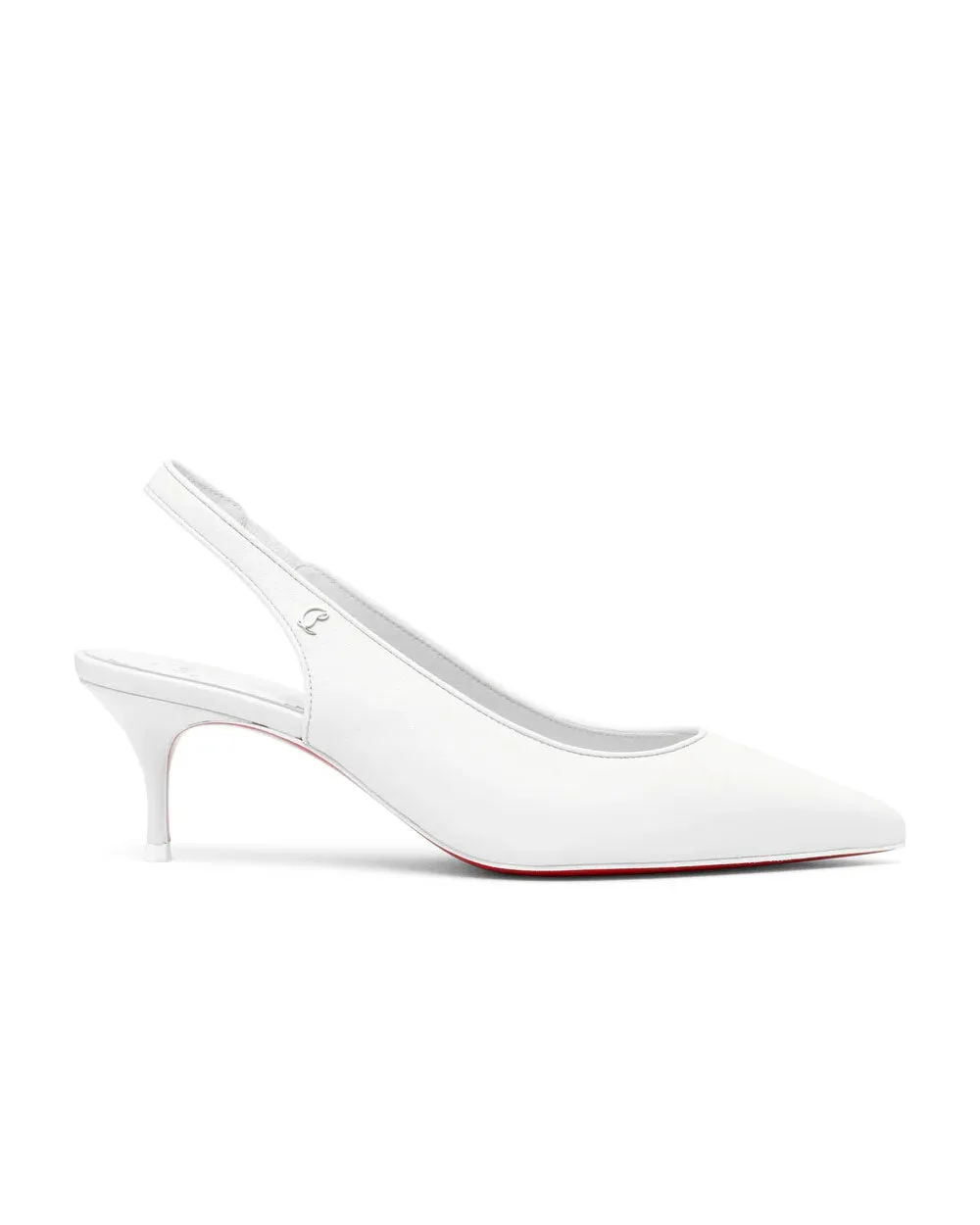 Sporty Kate Slingback in White