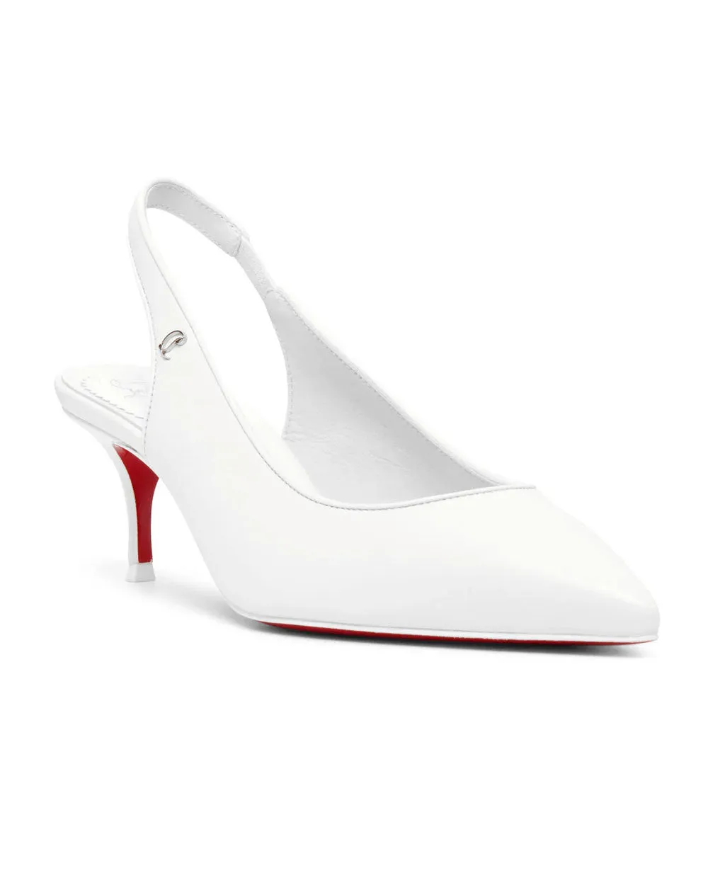 Sporty Kate Slingback in White