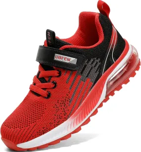 UBFEN Kids Sneakers Boys Girls Tennis Shoes for Running Athletic Walking Gym Sports Lightweight Breathable
