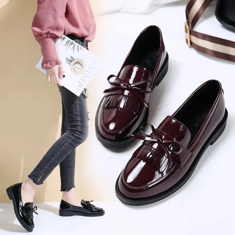 Uzeta Schoenen | Dames Kwastje Leren schoenen