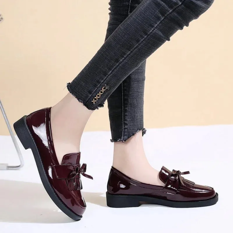 Uzeta Schoenen | Dames Kwastje Leren schoenen