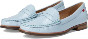 Womens Genuine Leather Comfort Slip on Penny Loafers