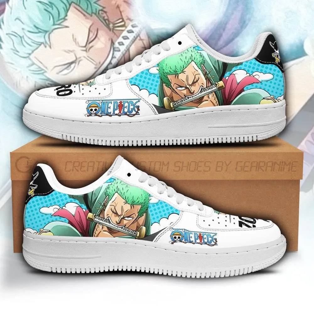 Zoro Air Sneakers Custom Anime OP Shoes